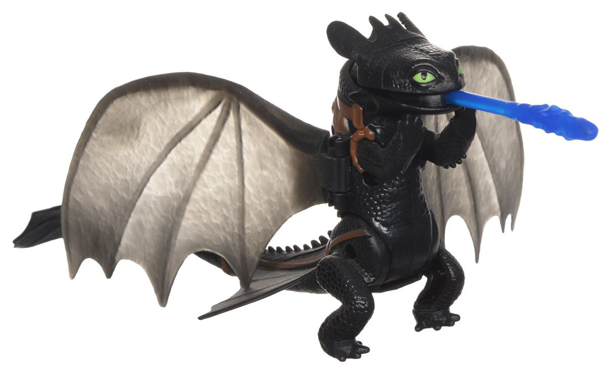 Функциональный дракон Dragons - Toothless. Беззубик  